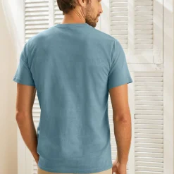 T-Shirt, Hemd En Polo<Blancheporte Gestreept T-shirt met korte mouwen laguneblauw