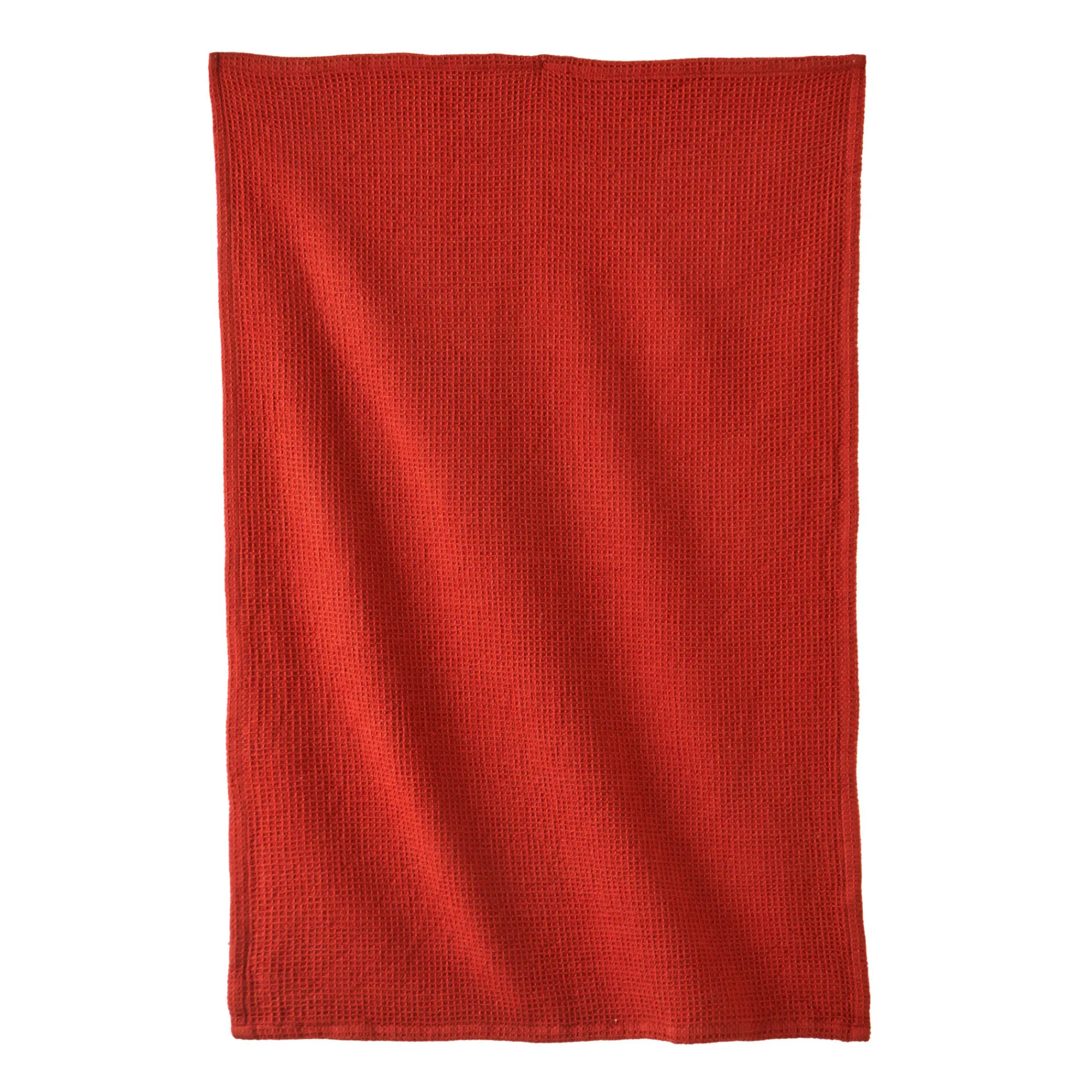 Droogdoek En Handdoek<Blancheporte Gestreepte en effen droogdoeken, katoen met ingeweven motieven - sets groen / terracotta