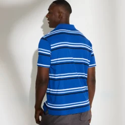 T-Shirt, Hemd En Polo<Blancheporte Gestreepte polo met korte mouwen blauw