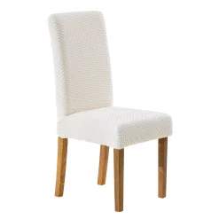 Stoelhoes<Blancheporte Getextureerde, bi-rekbare hoes voor stoel ecru