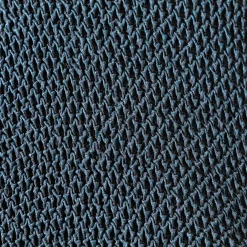 Zitbankhoes<Blancheporte Getextureerde, bi-rekbare hoes voor zitbank en fauteuil met armleuningen blauw