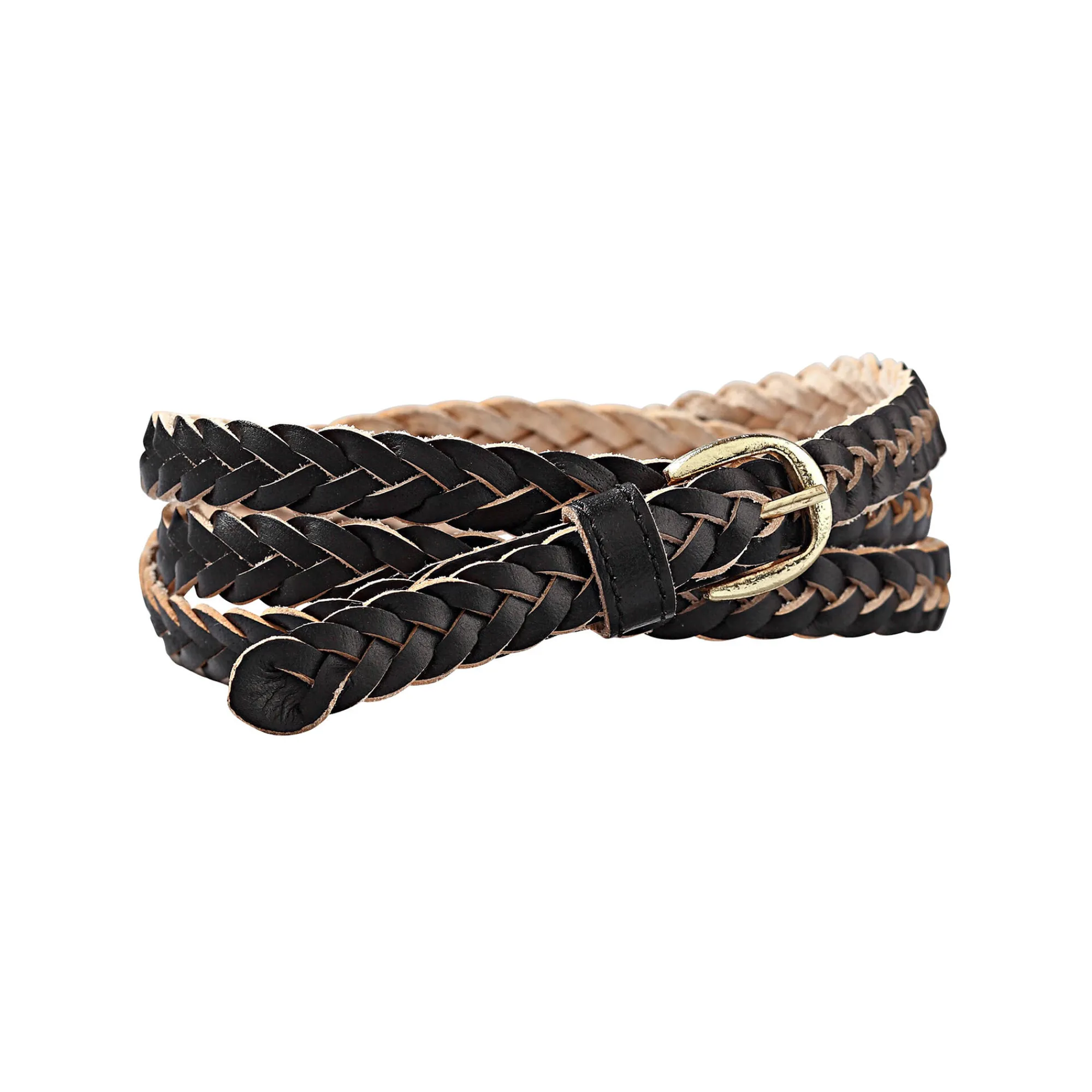 Sieraden En Feestaccessoires|Accessoires En Juwelen<Blancheporte Gevlochten leren riem zwart