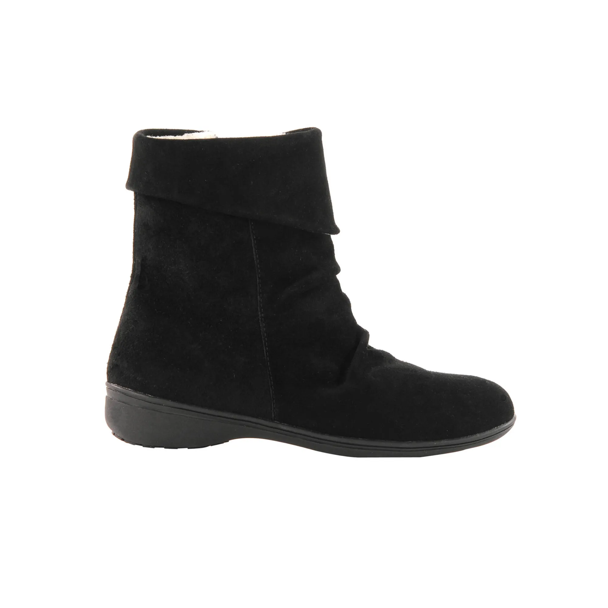 Bottines En Boots|Schoenen<Blancheporte Gevoerde boots in splitleer zwart