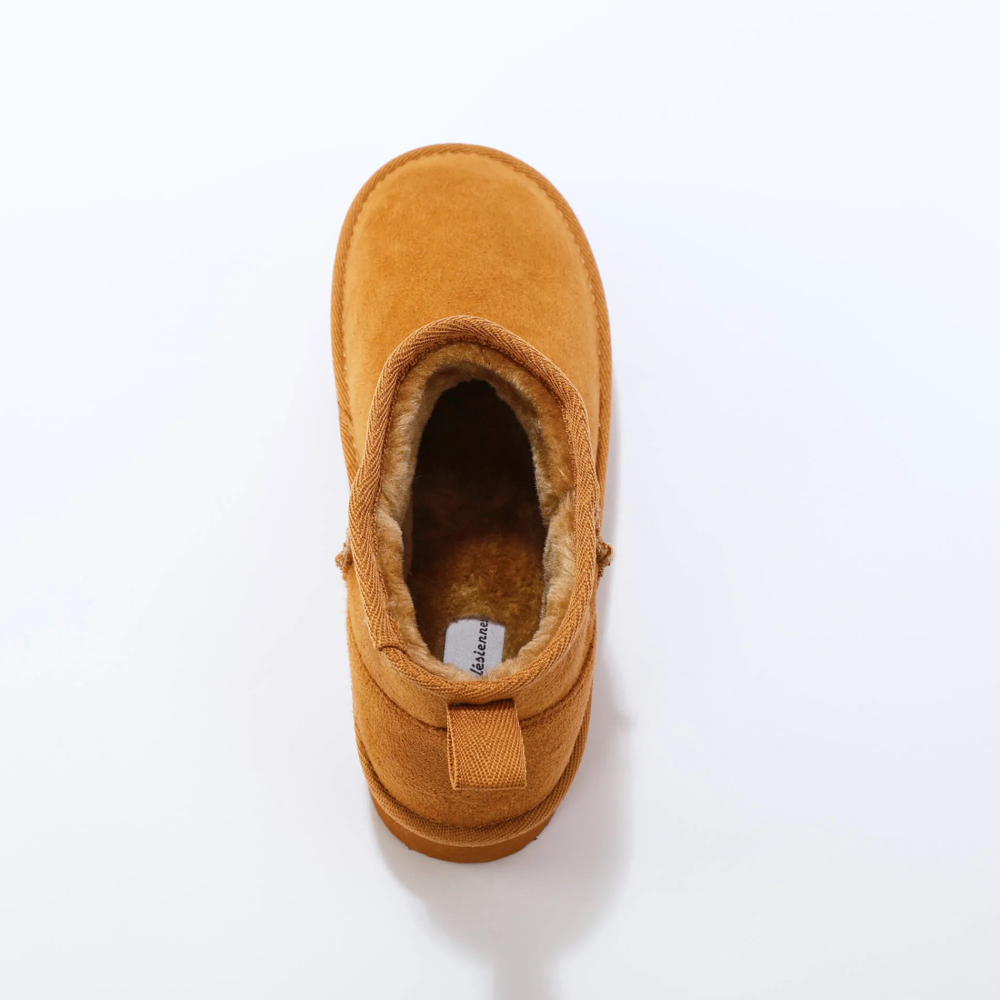 Bottines En Boots|Schoenen<Blancheporte Gevoerde boots met platformzool karamel