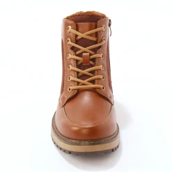 Schoenen|Schoenen Heren<Blancheporte Gevoerde boots met veters en rits bruin
