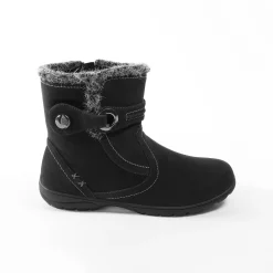 Bottines En Boots|Schoenen<Blancheporte Gevoerde bottines met suedine-effect zwart