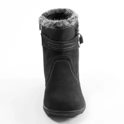 Bottines En Boots|Schoenen<Blancheporte Gevoerde bottines met suedine-effect zwart