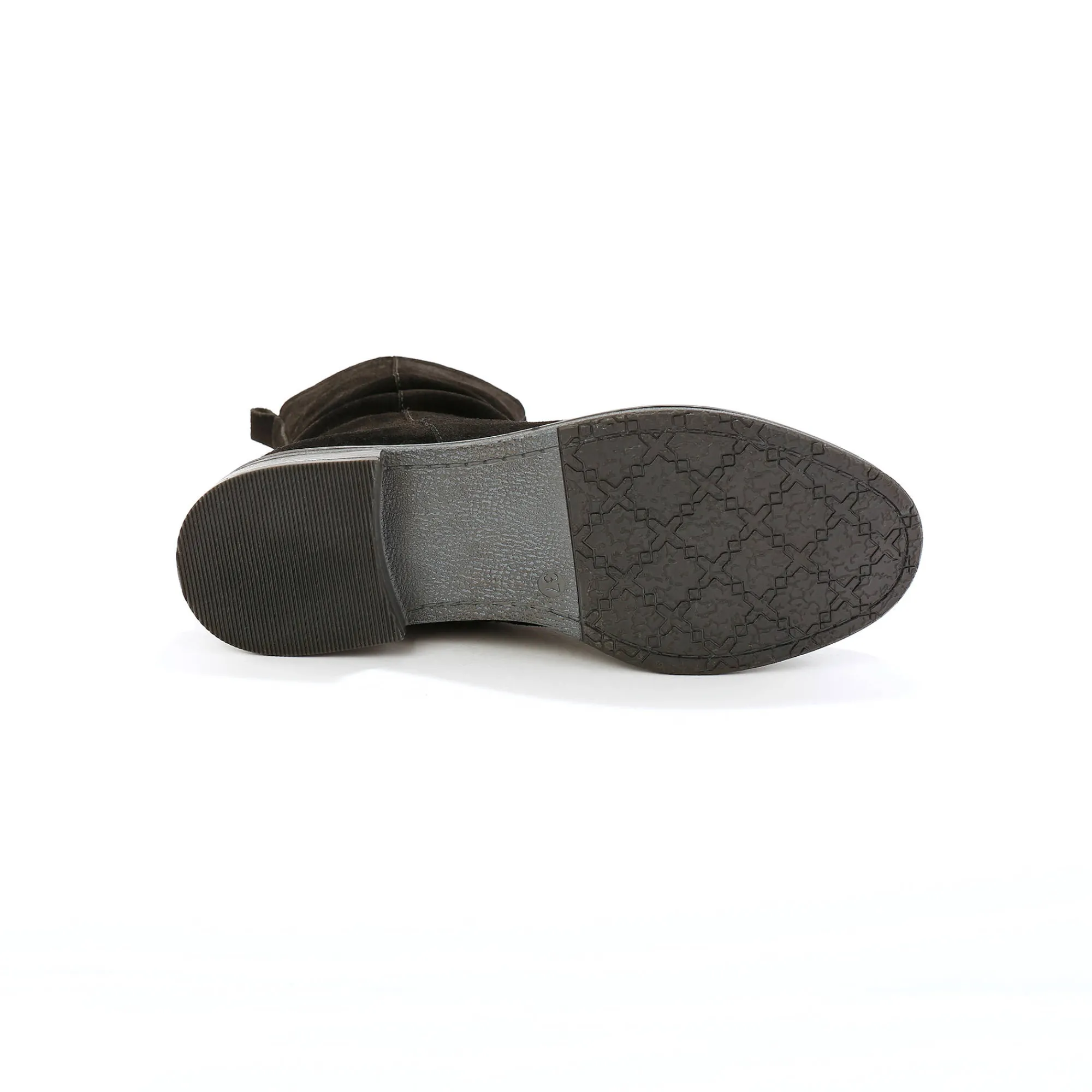 Laarzen|Schoenen<Blancheporte Gevoerde laarzen in plisséleer zwart