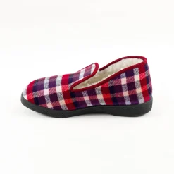 Schoenen|Schoenen Heren<Blancheporte Gevoerde pantoffels voor heren - tot maat 47 bordeaux