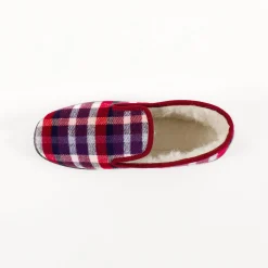 Schoenen|Schoenen Heren<Blancheporte Gevoerde pantoffels voor heren - tot maat 47 bordeaux