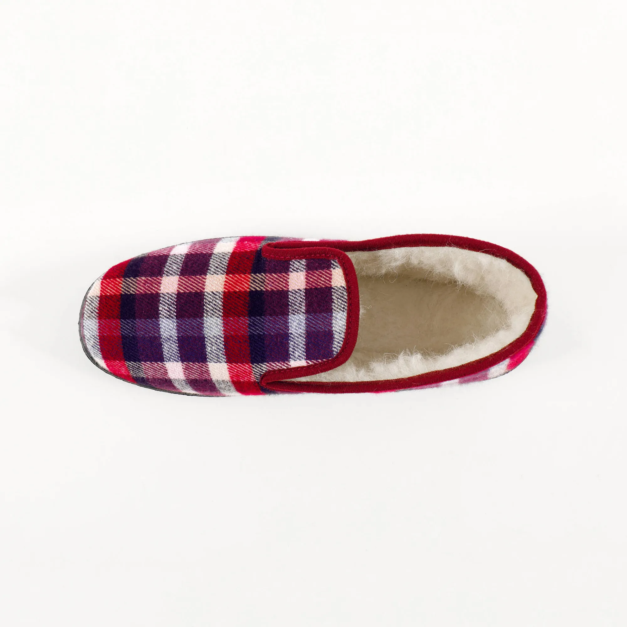Schoenen|Schoenen Heren<Blancheporte Gevoerde pantoffels voor heren - tot maat 47 bordeaux