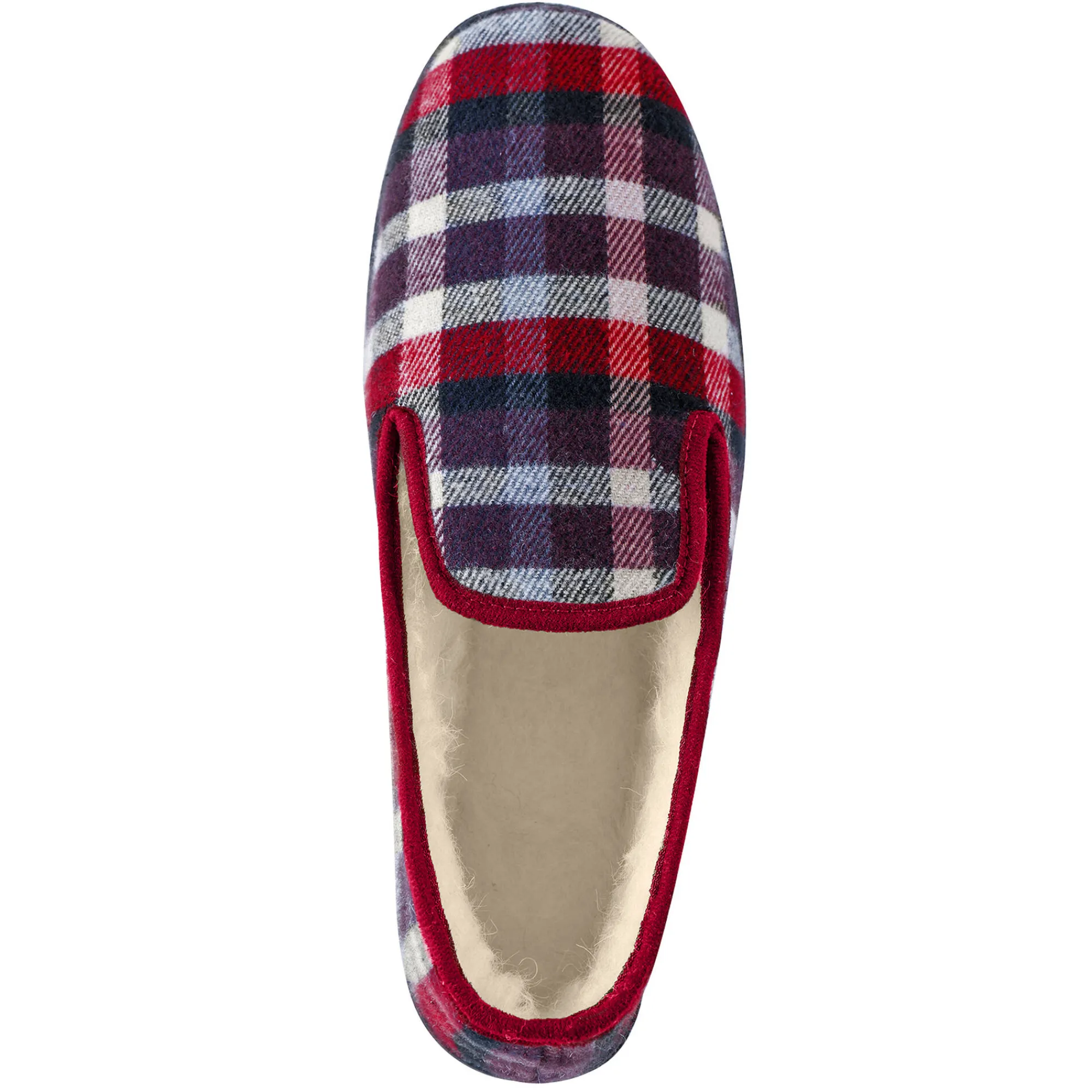 Schoenen|Schoenen Heren<Blancheporte Gevoerde pantoffels voor heren - tot maat 47 bordeaux