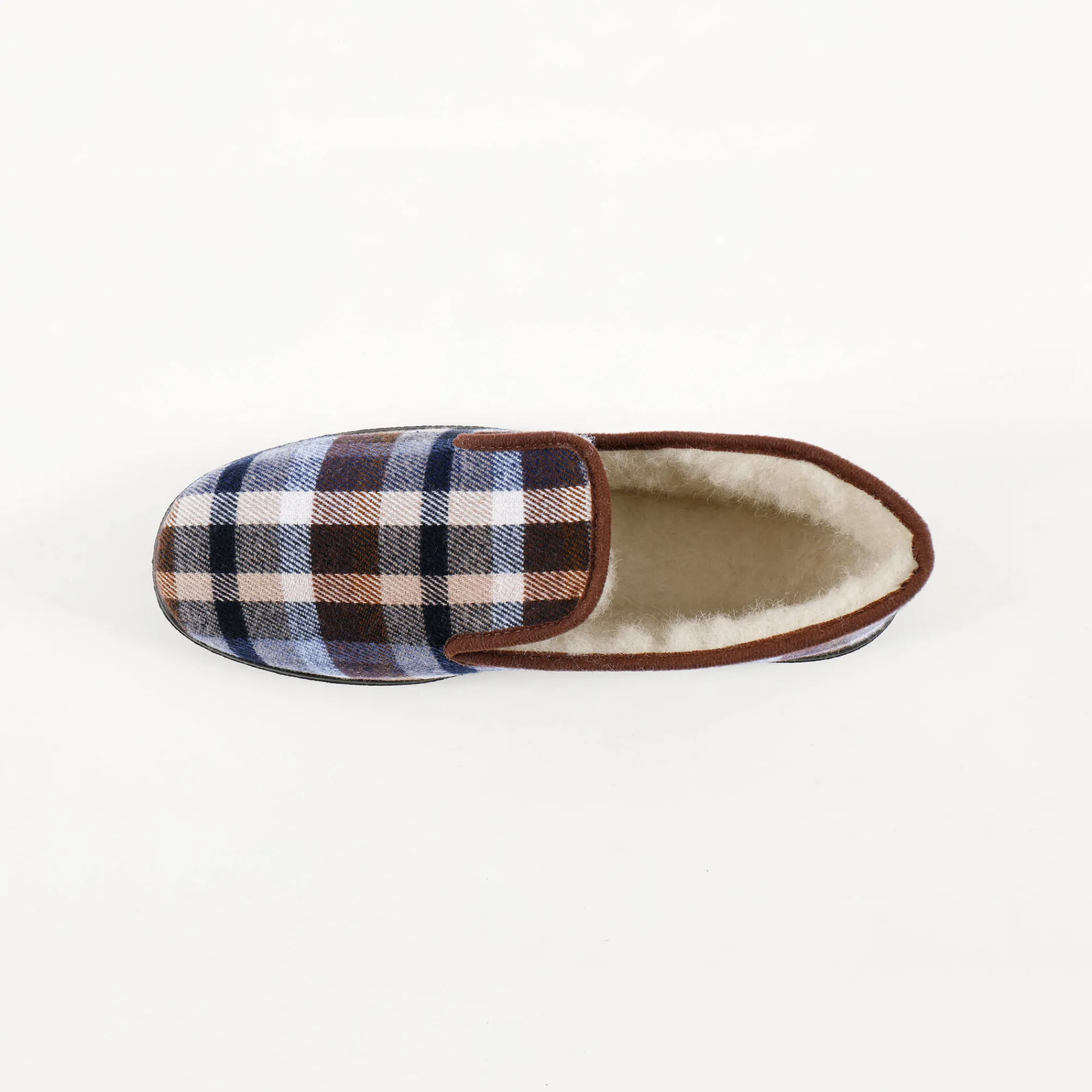 Schoenen|Schoenen Heren<Blancheporte Gevoerde pantoffels voor heren - tot maat 47 bruin