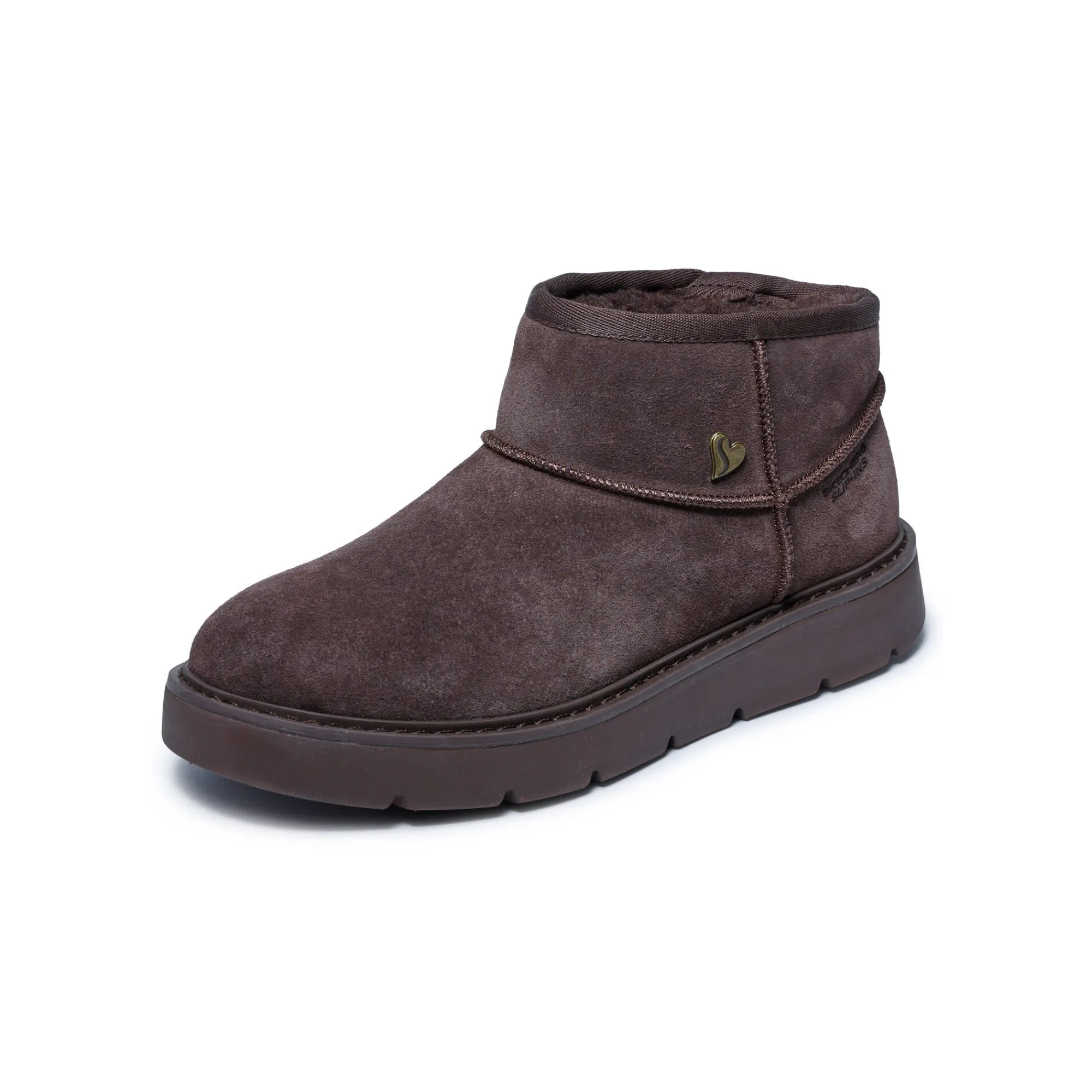 Bottines En Boots|Schoenen<Skechers Gevoerde slip-in boots KEEPSAKES LITE SNOWBIRD chocolade