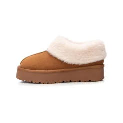 Bottines En Boots|Schoenen<Xti Gevoerde slip-on boots karamel