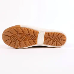 Baskets En Sneakers|Schoenen<Blancheporte Gevoerde sneakers met hoge schacht, enkelrand in tricot zwart
