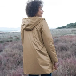 Parka En Donsjas<Blancheporte Gevoerde, waterdichte parka, halflang GLANZEND BEIGE