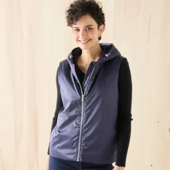Parka En Donsjas<Blancheporte Gevoerde, waterdichte parka, mouwloos marine