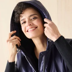 Parka En Donsjas<Blancheporte Gevoerde, waterdichte parka, mouwloos marine