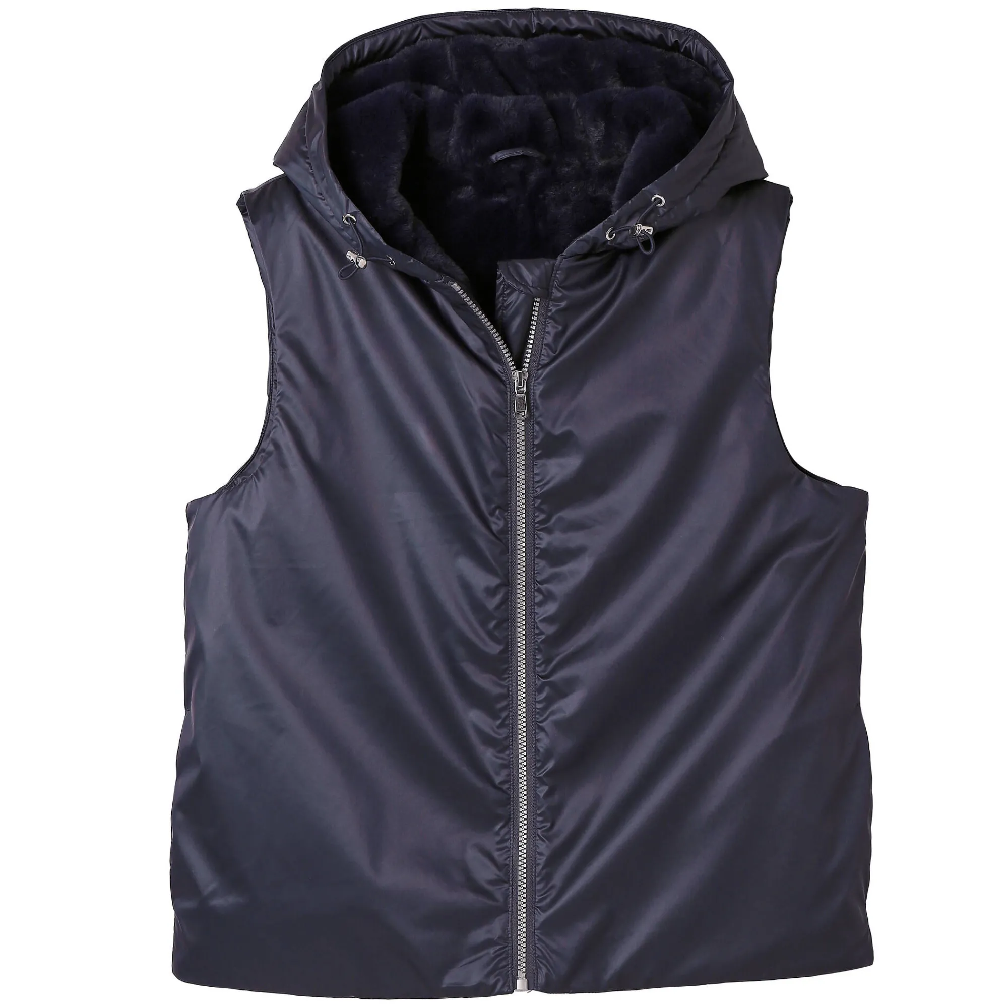 Parka En Donsjas<Blancheporte Gevoerde, waterdichte parka, mouwloos marine