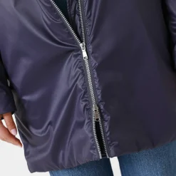 Parka En Donsjas<Blancheporte Gevoerde, waterdichte parka, halflang marine