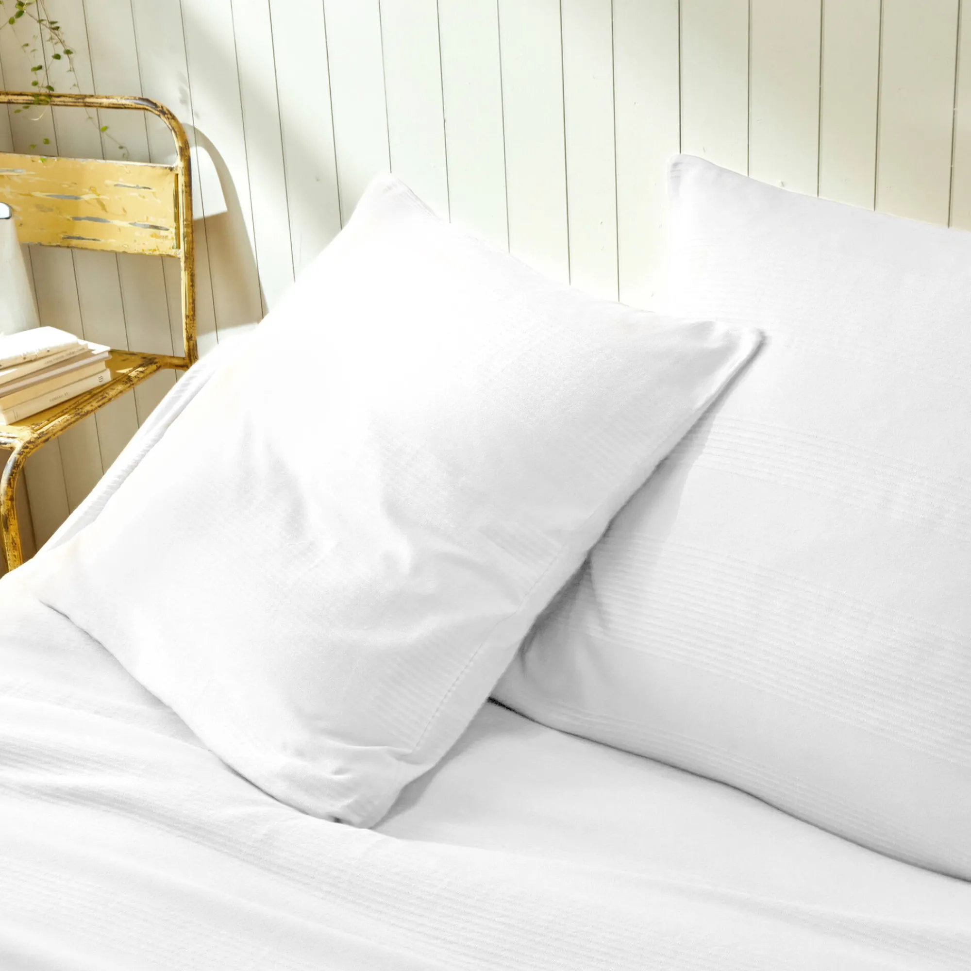Deken En Bedsprei|Deken, Boutis En Bedsprei<Blancheporte Geweven bedsprei in effen katoen ivoorkleur