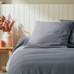 Deken En Bedsprei|Deken, Boutis En Bedsprei<Blancheporte Geweven bedsprei in effen katoen antracietgrijs