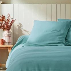 Deken En Bedsprei|Deken, Boutis En Bedsprei<Blancheporte Geweven bedsprei in effen katoen smaragd