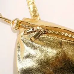 Accessoires En Juwelen<Blancheporte Glanzend bananentasje goudkleurig