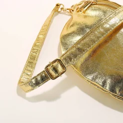 Accessoires En Juwelen<Blancheporte Glanzend bananentasje goudkleurig