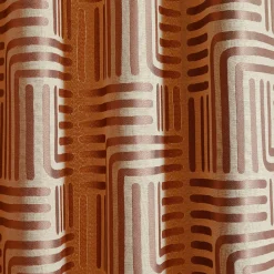 Gordijn, Glasgordijn & Store<Blancheporte Gordijn in jacquard met lijnenprint terracotta