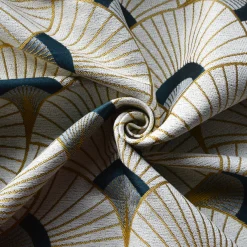 Gordijn, Glasgordijn & Store<Blancheporte Gordijn in jacquard met pauwenverenprint oker