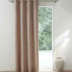 Gordijn, Glasgordijn & Store<Blancheporte Gordijn met chenille-effect taupe