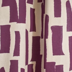 Gordijn, Glasgordijn & Store<Blancheporte Gordijn met geometrische print naturel / vijgenkleur