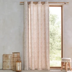 Gordijn, Glasgordijn & Store<Blancheporte Gordijn met 'pootjes' print wit / naturel