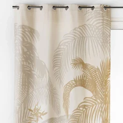 Gordijn, Glasgordijn & Store<Blancheporte Gordijn met tropische print naturel