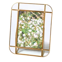 Feestdecoratie|Decoratieartikel<Blancheporte e fotolijst om neer te zetten goudkleurig