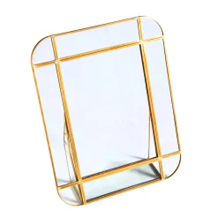 Feestdecoratie|Decoratieartikel<Blancheporte e fotolijst om neer te zetten goudkleurig