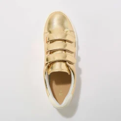 Feestelijke Schoenen|Baskets En Sneakers<Blancheporte e sneakers met scratchsluiting goudkleurig