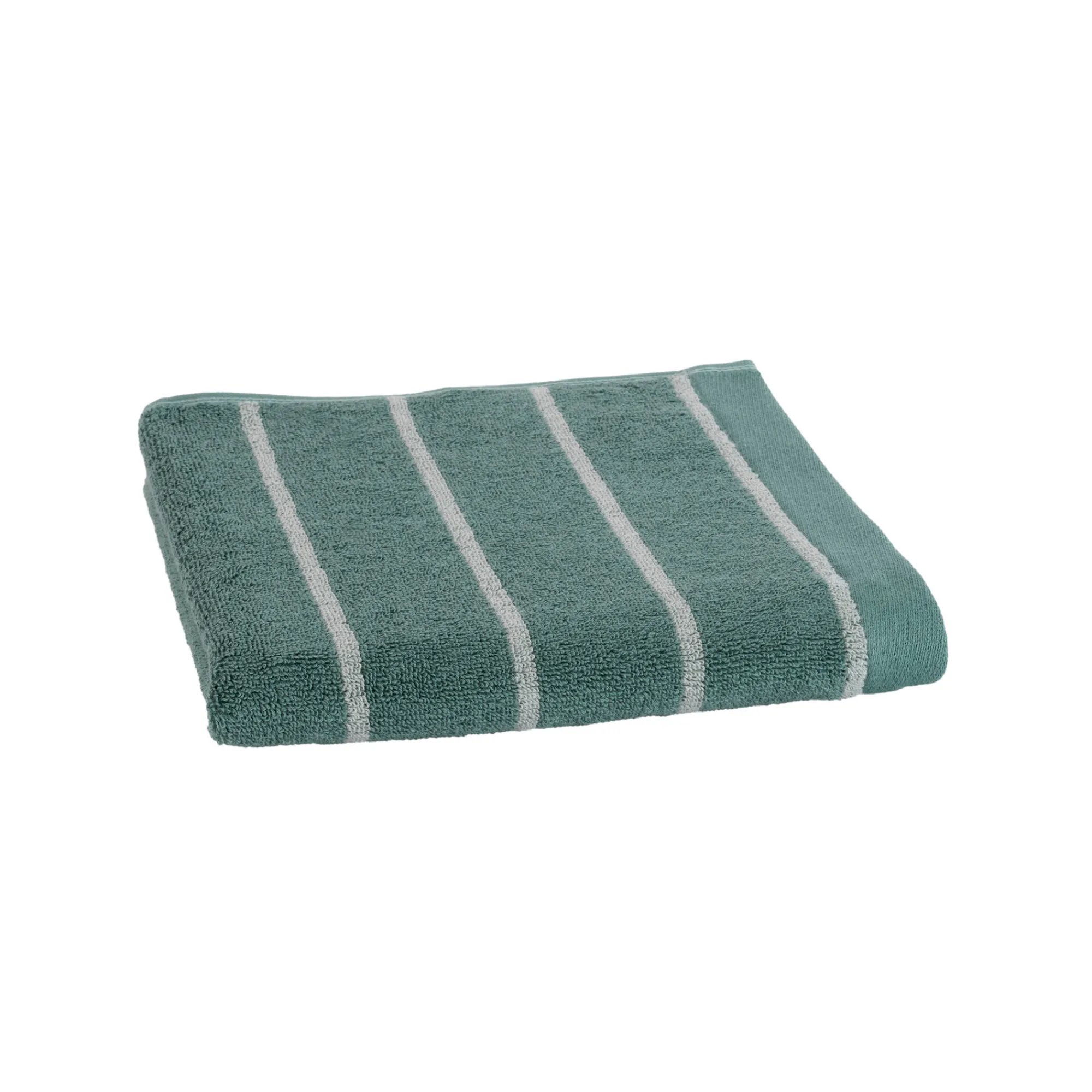Badhanddoek<Blancheporte Handdoek, gestreepte badstof 500 g/m² blauw / wit