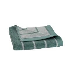 Badhanddoek<Blancheporte Handdoek, gestreepte badstof 500 g/m² blauw / wit