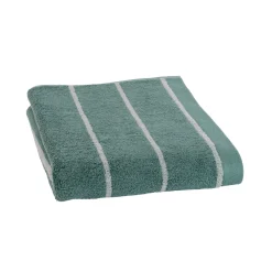 Badhanddoek<Blancheporte Handdoek, gestreepte badstof 500 g/m² blauw / wit