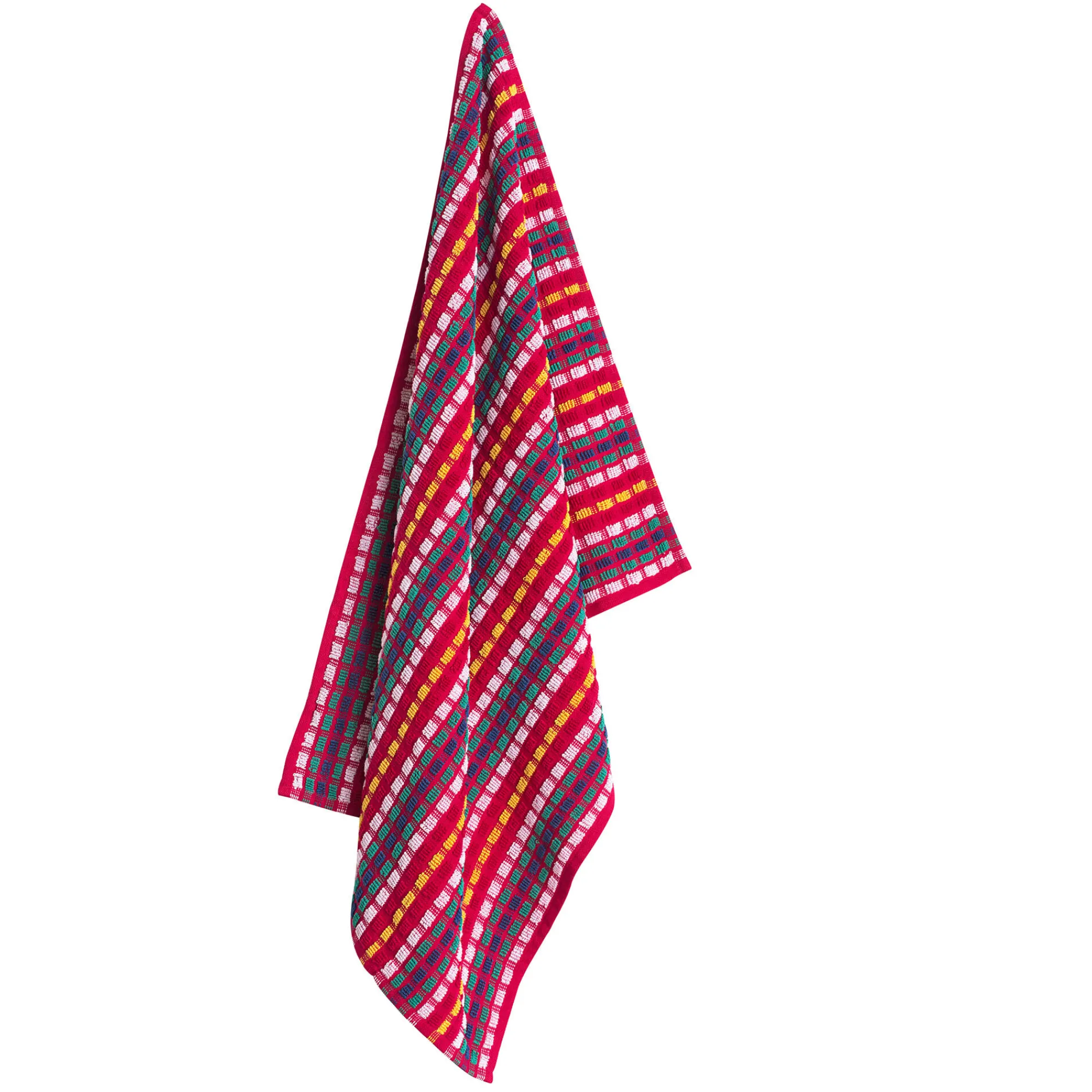 Droogdoek En Handdoek<Blancheporte Handdoek in badstof, klein formaat, met rode fond - Sets rood