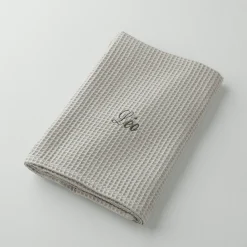 Badhanddoek<Blancheporte Handdoek in bijenraattricot Colombine®, personaliseerbaar - 240 g/m2 zandkleur