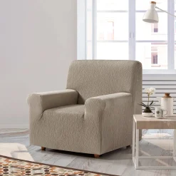 Zitbankhoes<Blancheporte Hoes voor fauteuil en zitbank 'Beta' taupe