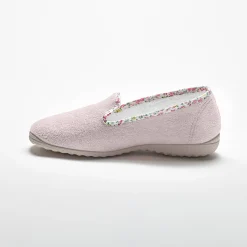 Sloffen|Sloffen<Blancheporte Hoge pantoffels - badstof zandkleur