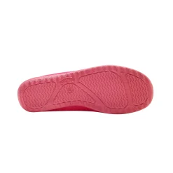 Sloffen|Sloffen<Blancheporte Hoge pantoffels - badstof fuchsia