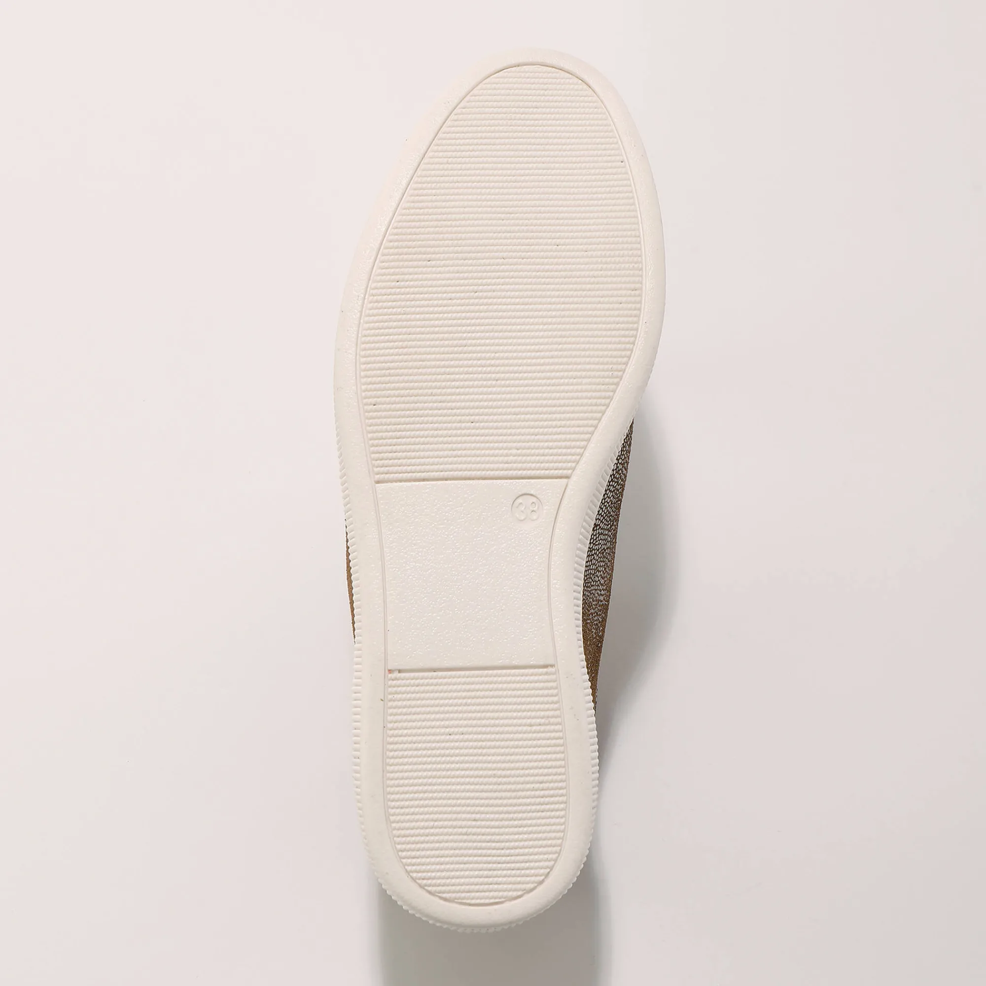Baskets En Sneakers|Schoenen<Blancheporte Hoge sneakers met rits in soepel en glanzend leer - taupe