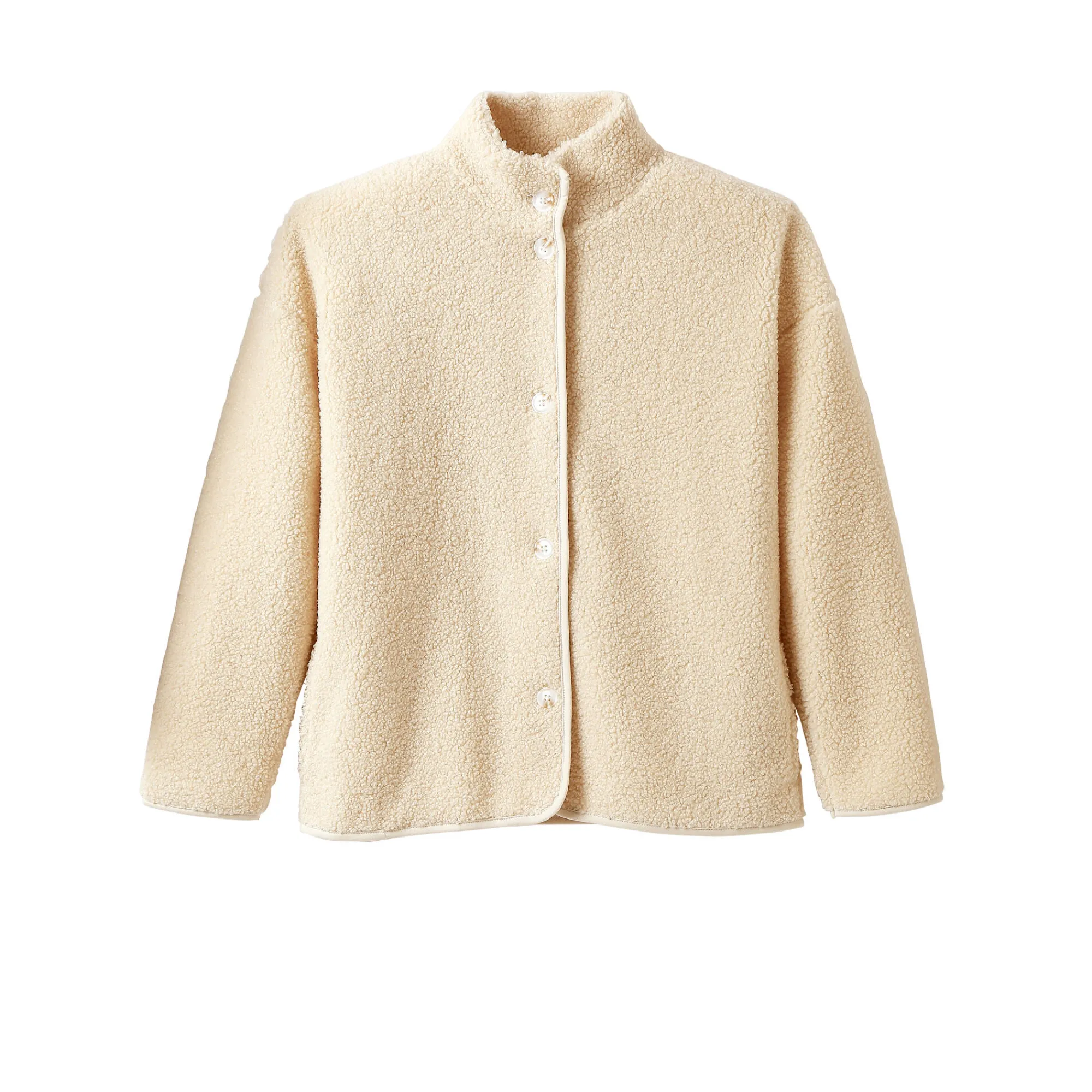 Peignoir En Kamerjas<Blancheporte Homewear jasje in lusjesstof grijsbeige