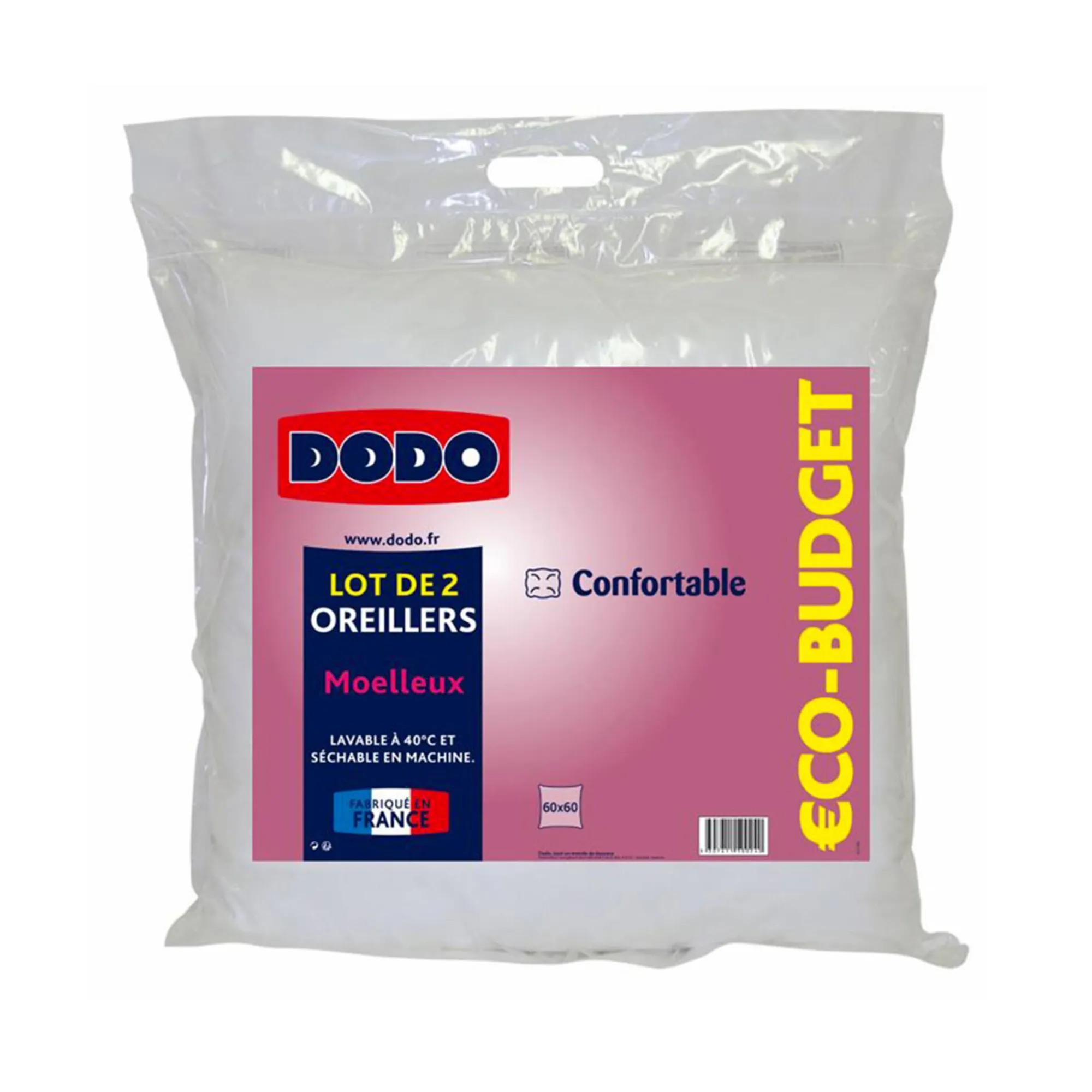 Hoofdkussen<Dodo Hoofdkussen Eco Budget ® - set van 2 wit